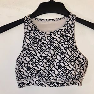 Tommy Hilfiger high neck sports bra